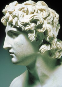 superstock, inc. the idealized image of alexander is captured in this roman marble bust (compare with photo of mosaic from pompeii’s house of the faun).