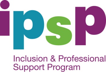 inclusion and professional support program logo