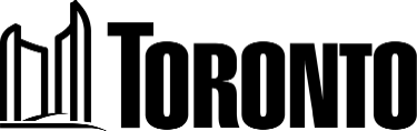 city of toronto logo with stylized city hall