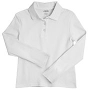 french toast® fitted knit polo shirt - girls 4-6x